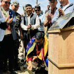 धनकुटास्थित बुढीमोरङ बृहत् लिफ्टिङ खानेपानी तथा सरसफाइ आयोजनाको शिलान्यास